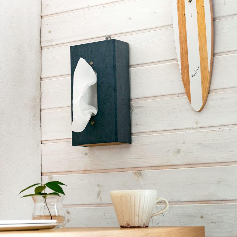 メール便対応 ティッシュケース ティッシュ ボックス 折り畳み カバー ケース コンパクト 壁掛け 吊り下げ 収納 おしゃれ インテリア ダルトン DULTON 90398 | ブランド登録なし | 09