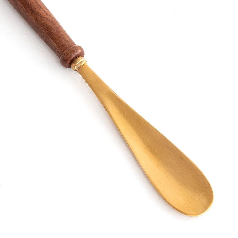 シューホーン 靴べら 真鍮 木 長さ 46cm ロング 靴ベラ おしゃれ 高級 ギフト プレゼント 父の日 敬老の日 男性 雑貨 インテリア 玄関 ダルトン DULTON 90399 | ブランド登録なし | 08