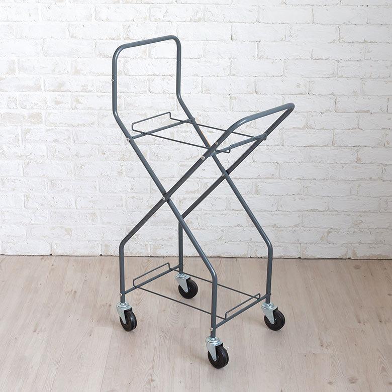 ランドリーワゴン ランドリー バスケット ワゴン 洗濯 カゴ 2段 トローリー ワイヤー 収納 キャスター付 タワー スクエア おしゃれ 北欧 ダルトン DULTON 90409 | ブランド登録なし | 19