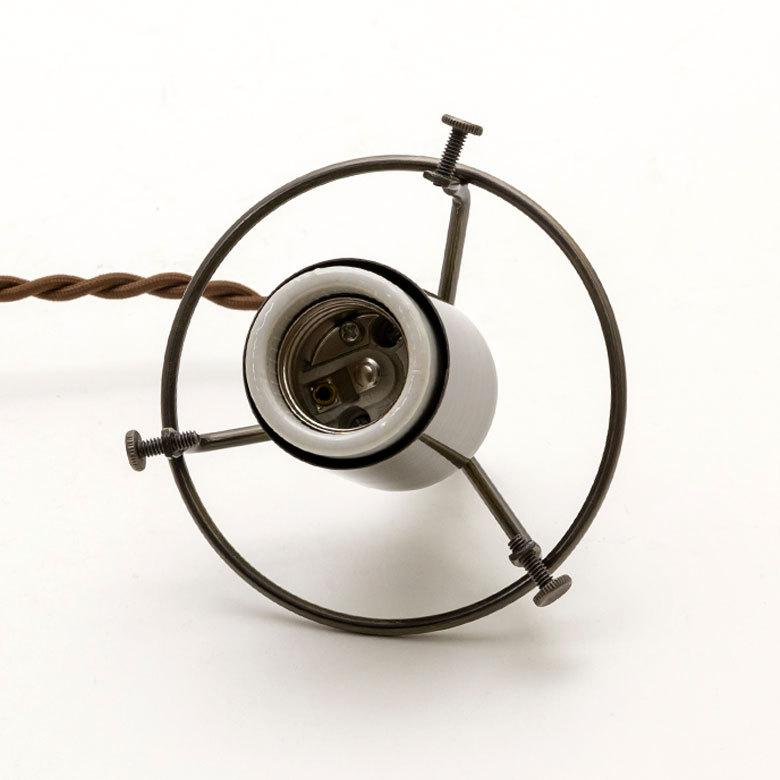 ペンダントライト ガラス E26 直径約20cm マクラメ クリア 照明 浮き球 オブジェ LED対応 インテリア ランプシェード 90412 | ブランド登録なし | 12