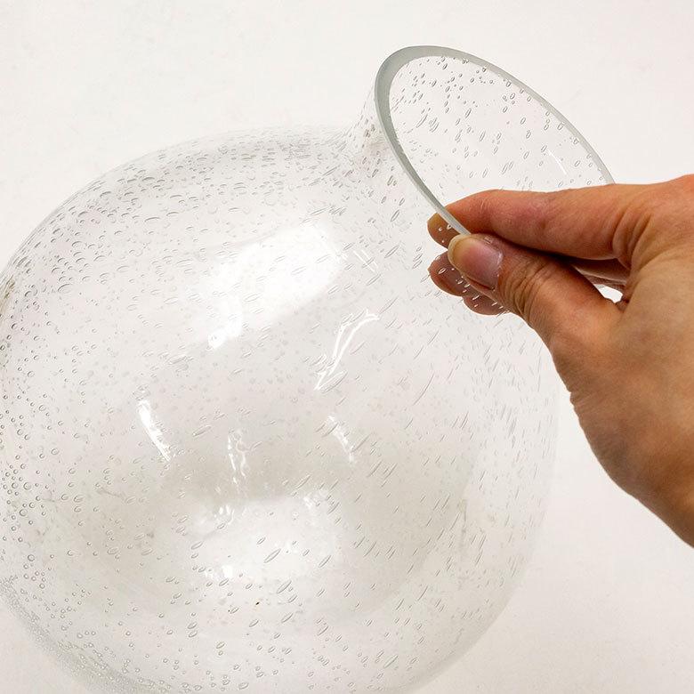 ペンダントライト ガラス E26 直径約20cm マクラメ クリア 照明 浮き球 オブジェ LED対応 インテリア ランプシェード 90412 | ブランド登録なし | 04