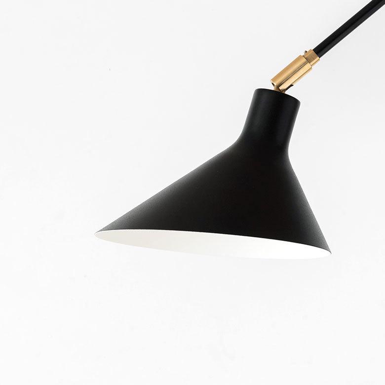 シーリング ライト 天井 照明 ３灯 E17 角度 調整 スチール 真鍮 スポット 60W 小型 電球 LED対応 回転 可能 おしゃれ モダン シンプル インターフォルム 90413 | INTERFORM | 11