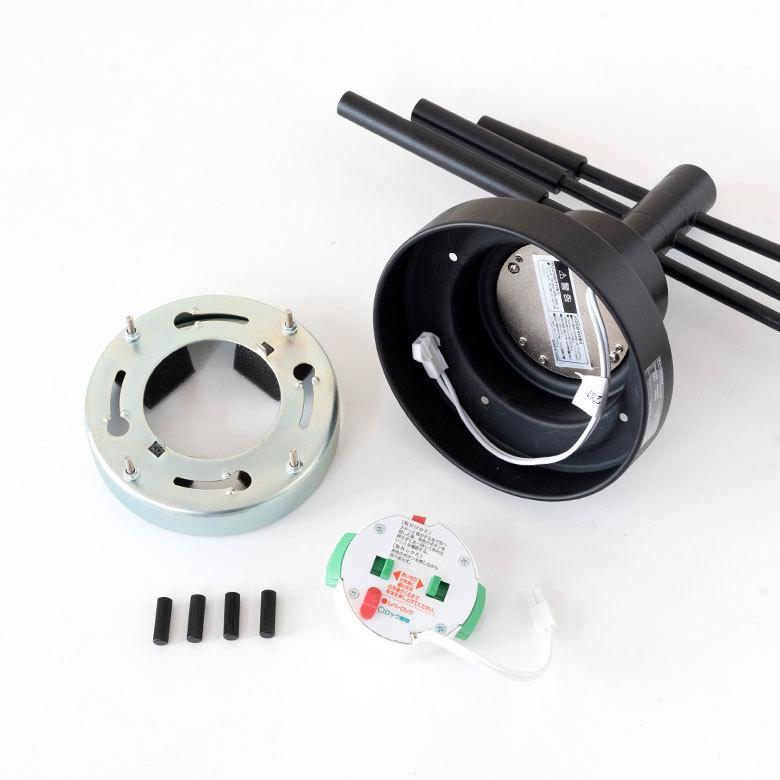 シーリング ライト 天井 照明 ３灯 E26 角度 調整 ソケット ランプ スチール ブラック 100W ハウス球 LED 裸電球 おしゃれ シンプル インターフォルム  90414 | INTERFORM | 11