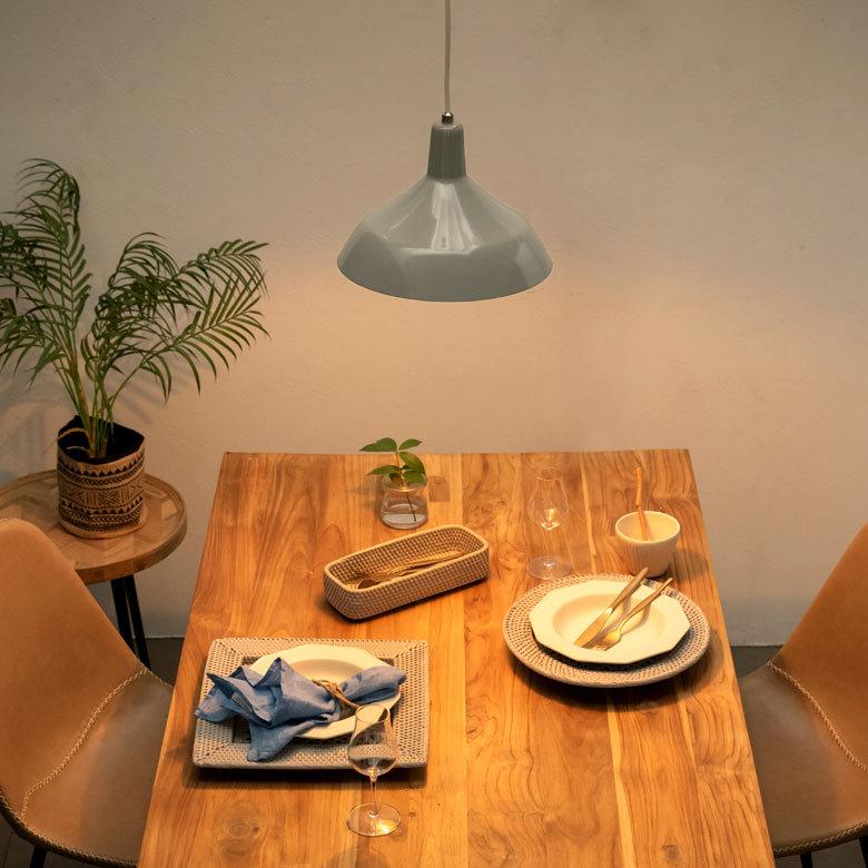 ペンダントライト ウッドデザイン ランプシェード グレー LED対応 天井照明 インテリア レトロ ナチュラル 北欧 インターフォルム 90416 | INTERFORM | 11