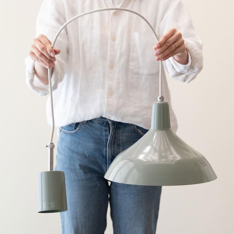 ペンダントライト ウッドデザイン ランプシェード グレー LED対応 天井照明 インテリア レトロ ナチュラル 北欧 インターフォルム 90416 | INTERFORM | 12