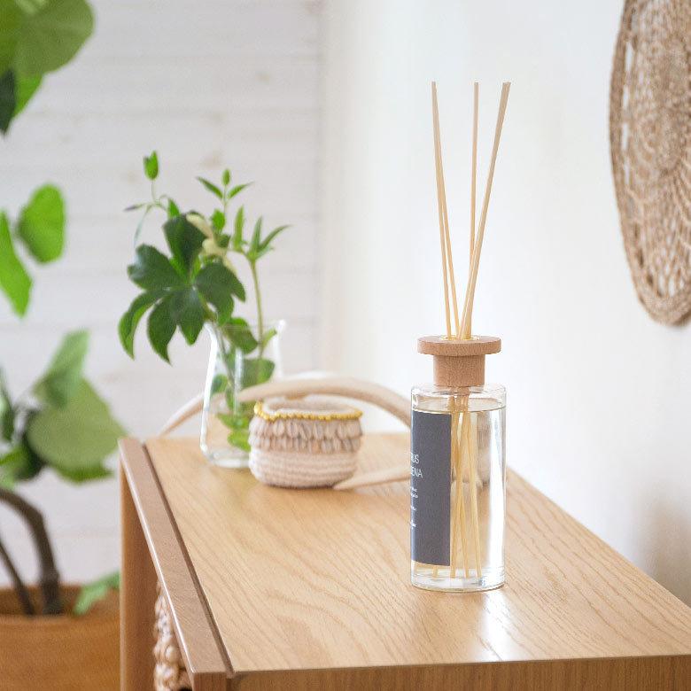 ディフューザー リードタイプ フレグランスオイル 300ml ガラス ウッド スティック  芳香　インテリア　90427 | ブランド登録なし | 14
