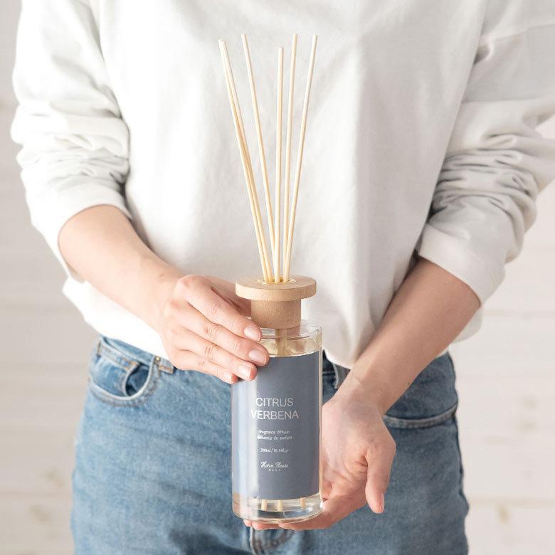 ディフューザー リードタイプ フレグランスオイル 300ml ガラス ウッド スティック  芳香　インテリア　90427 | ブランド登録なし | 15