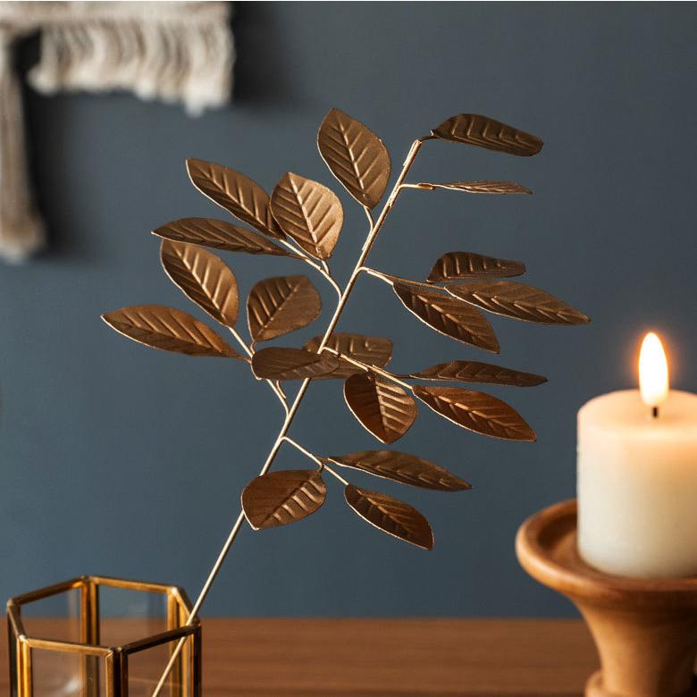 フェイク グリーン リーフ 枝 デコレーション 植物 モチーフ ボタニカル 雑貨 おしゃれ クリスマス アンティーク風 インテリア イベント 西海岸 90444 | ブランド登録なし | 10