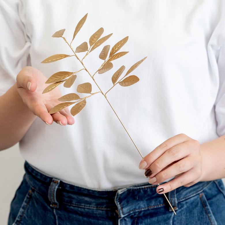 フェイク グリーン リーフ 枝 デコレーション 植物 モチーフ ボタニカル 雑貨 おしゃれ クリスマス アンティーク風 インテリア イベント 西海岸 90444 | ブランド登録なし | 11