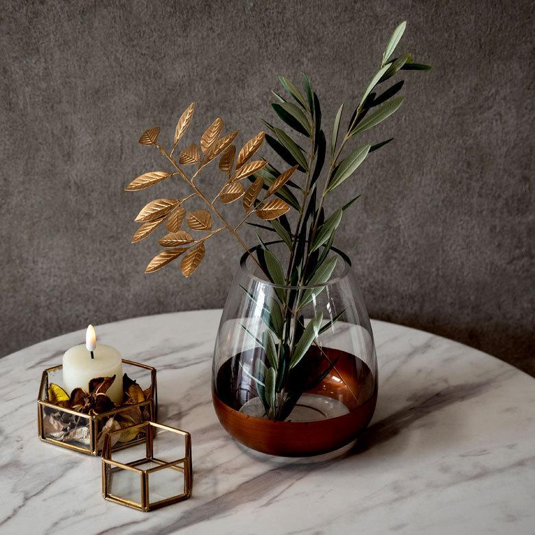 フェイク グリーン リーフ 枝 デコレーション 植物 モチーフ ボタニカル 雑貨 おしゃれ クリスマス アンティーク風 インテリア イベント 西海岸 90444 | ブランド登録なし | 04