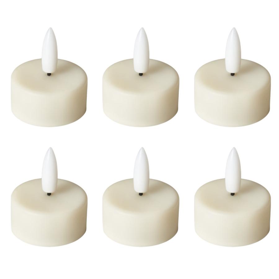 LED キャンドル ライト 6個入り ティー ろうそく 電池式 クリスマス ハロウィン ディナー デコレーション 間接 照明 インテリア パーティー 雑貨 西海岸 90446 | ブランド登録なし | 19