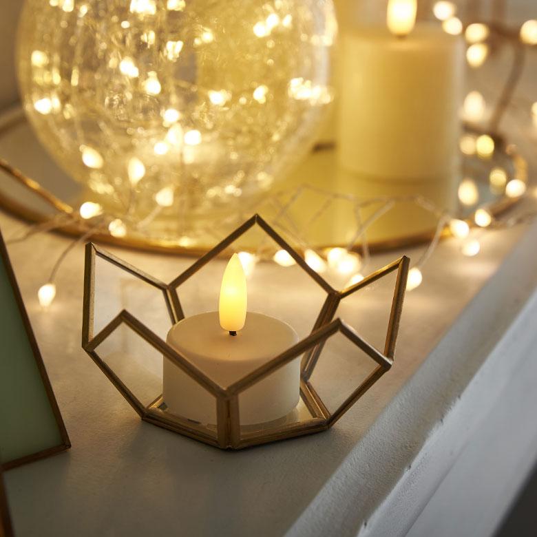 LED キャンドル ライト 6個入り ティー ろうそく 電池式 クリスマス ハロウィン ディナー デコレーション 間接 照明 インテリア パーティー 雑貨 西海岸 90446 | ブランド登録なし | 03