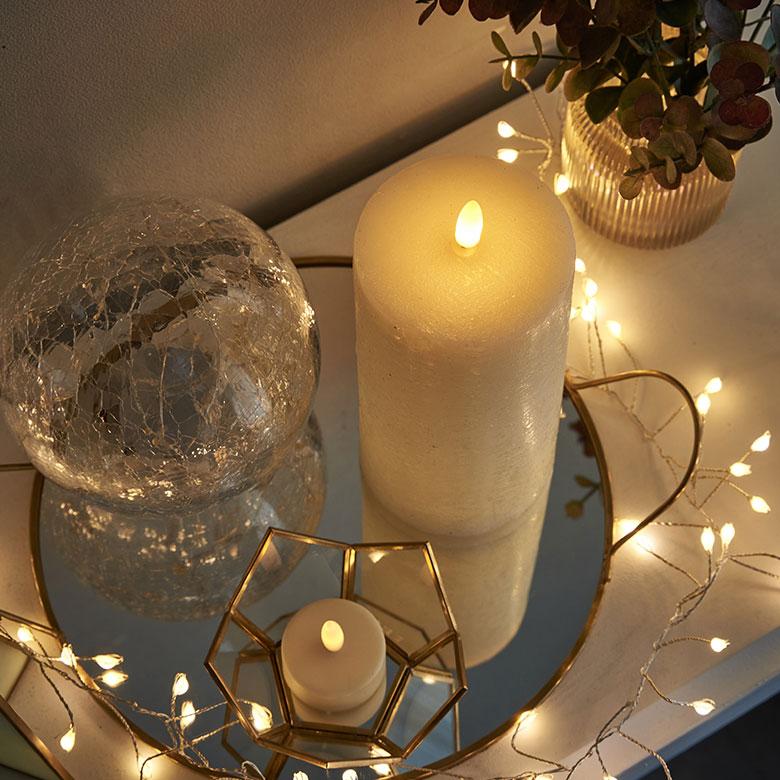 LED キャンドル ライト タワー ろうそく 電池式 クリスマス ハロウィン ディナー デコレーション 間接 照明 インテリア パーティー 北欧 雑貨 西海岸 90447 | ブランド登録なし | 03