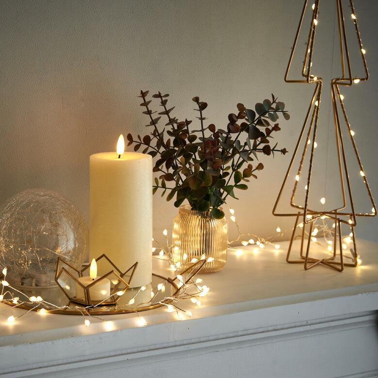 LED キャンドル ライト タワー ろうそく 電池式 クリスマス ハロウィン ディナー デコレーション 間接 照明 インテリア パーティー 北欧 雑貨 西海岸 90447 | ブランド登録なし | 08