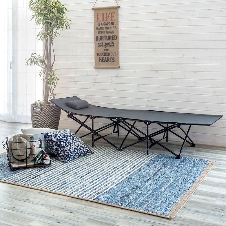 キャンピングベッド コット ハイコット 簡易 折りたたみ式 組立不要 スリーピングギア フォールディングチェア 91005 | ブランド登録なし | 06