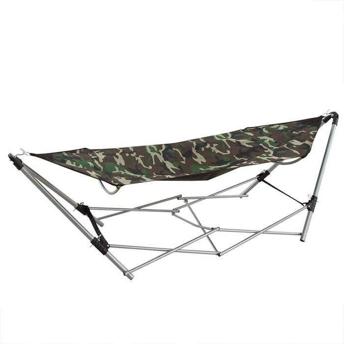 ハンモック ワンタッチ 自立式 迷彩柄 収納バッグ付き 91007 | ブランド登録なし | 03