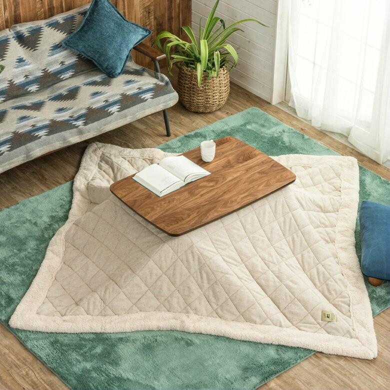 こたつ テーブル 長方形 幅90×60cm 高さ39cm コタツ センターテーブル コンパクト 一人暮らし 北欧 天然木使用 91011 | ブランド登録なし | 03