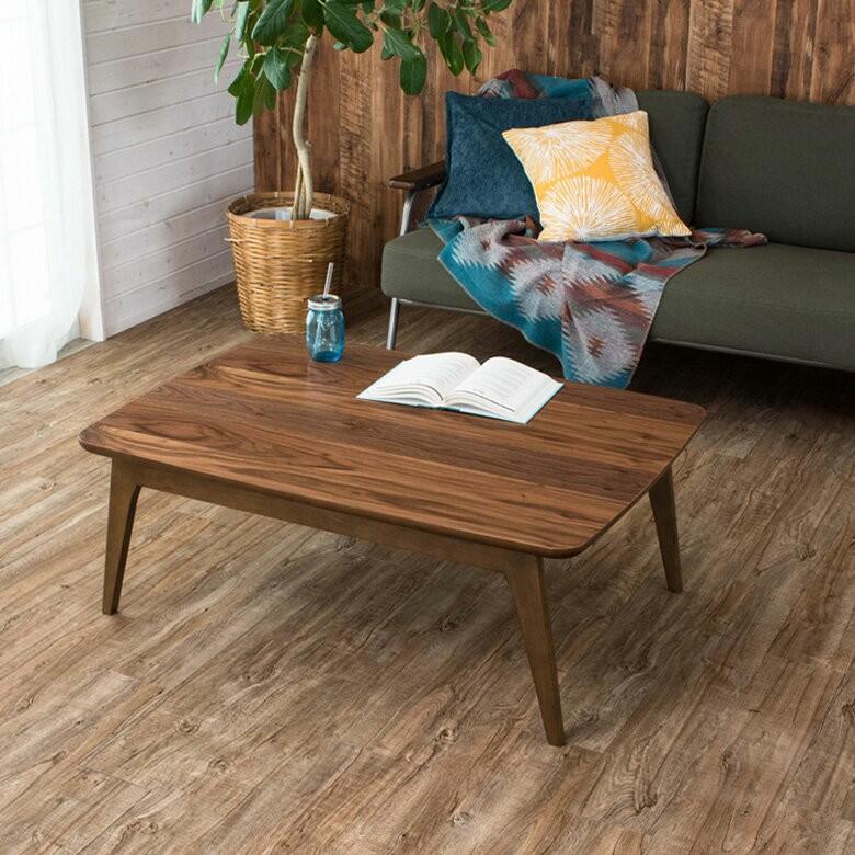 こたつ テーブル 長方形 幅105×75cm 高さ39cm センターテーブル コタツ 一人暮らし コンパクト 天然木製 91012 | ブランド登録なし | 02