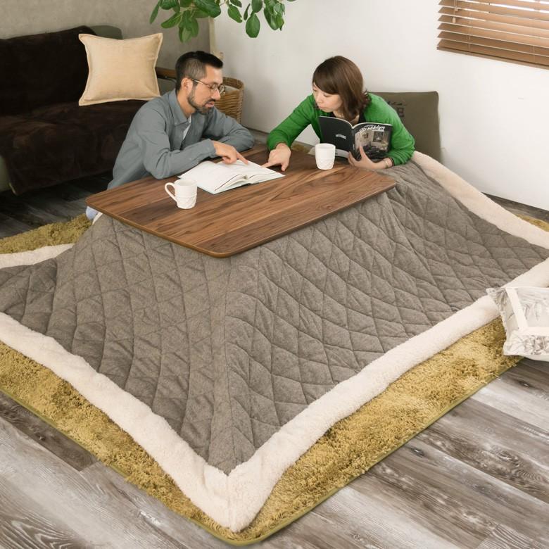 こたつ布団 長方形 幅 190×230cm 無地ベージュ ブラウン こたつ おしゃれ こたつ掛け布団 コタツ布団 こたつ用 91014 | ブランド登録なし | 05
