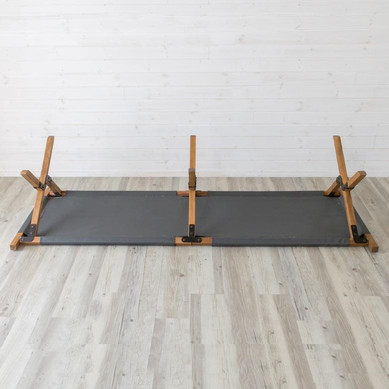 折りたたみ式 アカシア天然木 フォールディングベッド コット 91033 収納袋付 アウトドア キャンプ 野外 屋外 キャンプ用品 レジャー バルコニー リビング 91033 | ブランド登録なし | 15