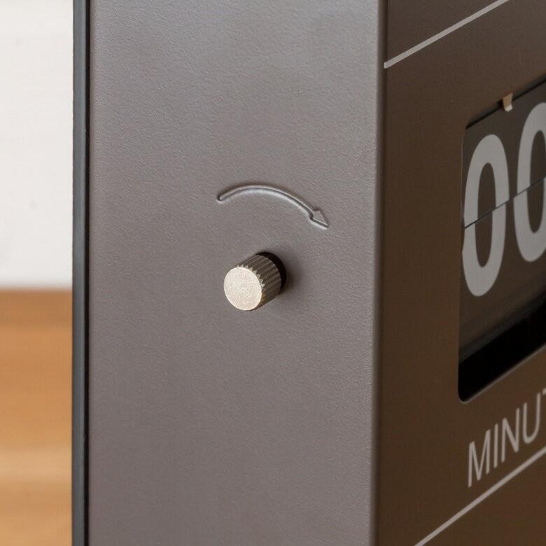 時計 フリップクロック 2WAYパタパタ時計 パネル スマートタイプ 単2 置き時計 壁掛け時計 プレゼント レトロ レッド ブラウン ヴィンテージ 91035 | ブランド登録なし | 12