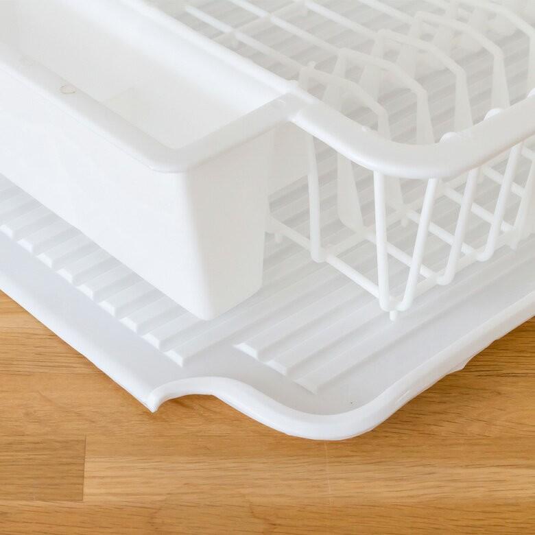 水切りラック おしゃれ 水切りカゴ 食器立てラック 皿立て プラスチック製 ディッシュラック 水切りトレー キッチン 完成品 キッチン用品 91048 | ブランド登録なし | 11