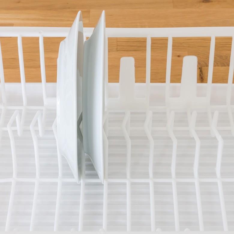 水切りラック おしゃれ 水切りカゴ 食器立てラック 皿立て プラスチック製 ディッシュラック 水切りトレー キッチン 完成品 キッチン用品 91048 | ブランド登録なし | 13