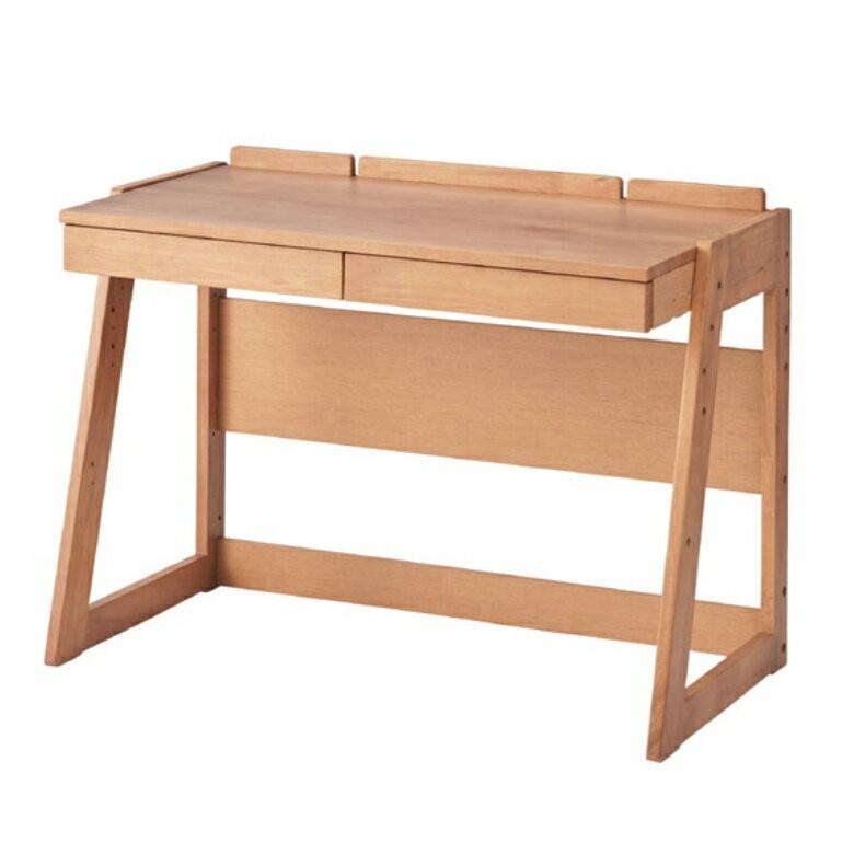 学習机 勉強机 学習デスク 子ども机 キッズデスク 机 デスク 天然木 コンパクト 高さ おしゃれ シンプル 子供用 91050 | ブランド登録なし | 01