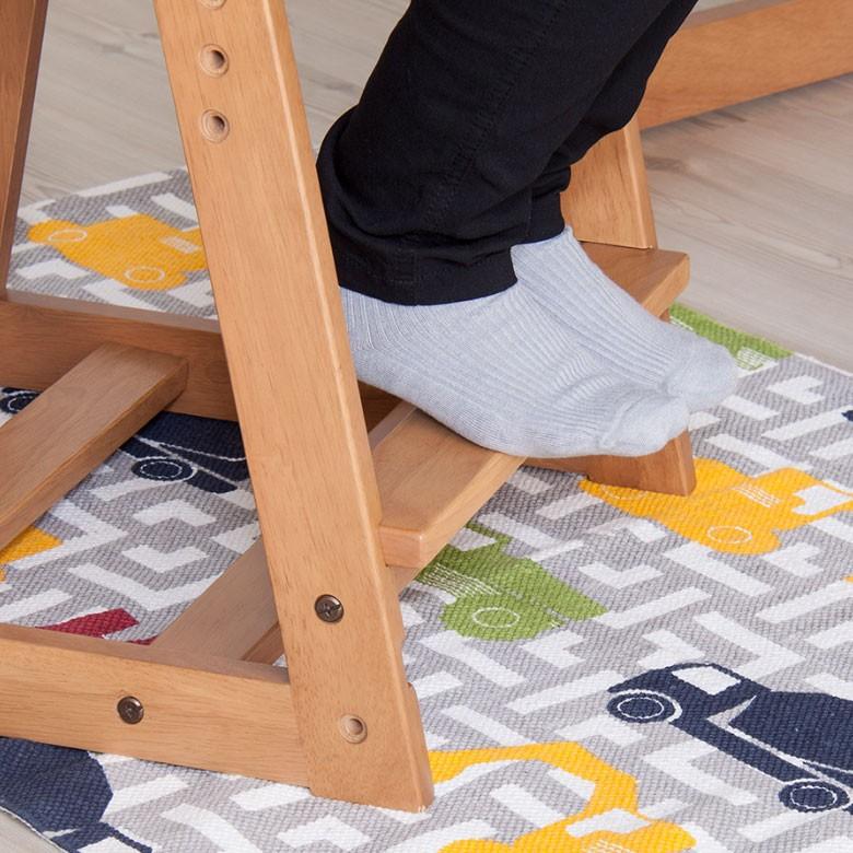 学習チェア チェア イス 椅子 子供用 子ども キッズ 学習机 木製 高さ調節 リビング学習 天然木 オシャレ 北欧 組み立て 91052 | ブランド登録なし | 06