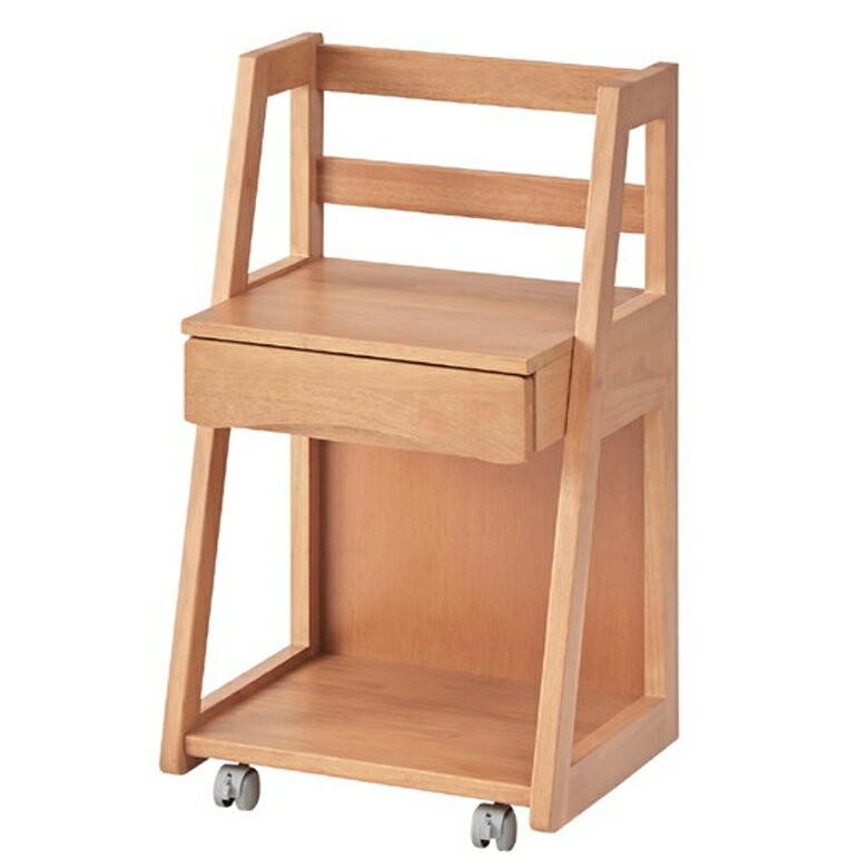 ランドセルラック 収納ラック ランドセル収納 ラック ランドセル置き キャスター付き 天然木 学習机 子ども 子供用 キッズ家具 91054 | ブランド登録なし | 01