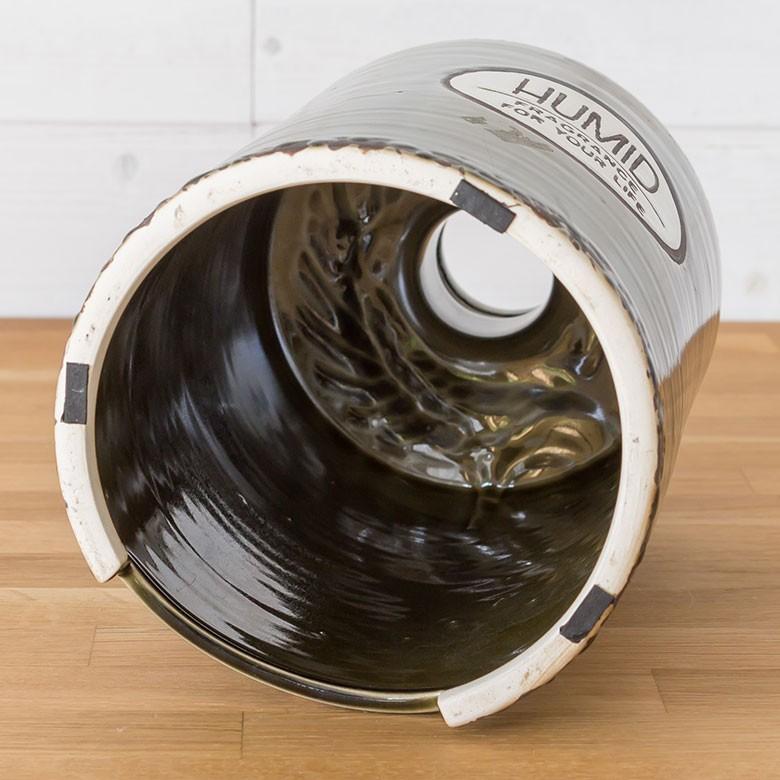 陶器 加湿器 超音波式 アロマ 乾燥 風邪 花粉 対策 オブジェ おしゃれ リビング ヴィンテージ 寝室 卓上 男前 西海岸 セット 91057 | ブランド登録なし | 10