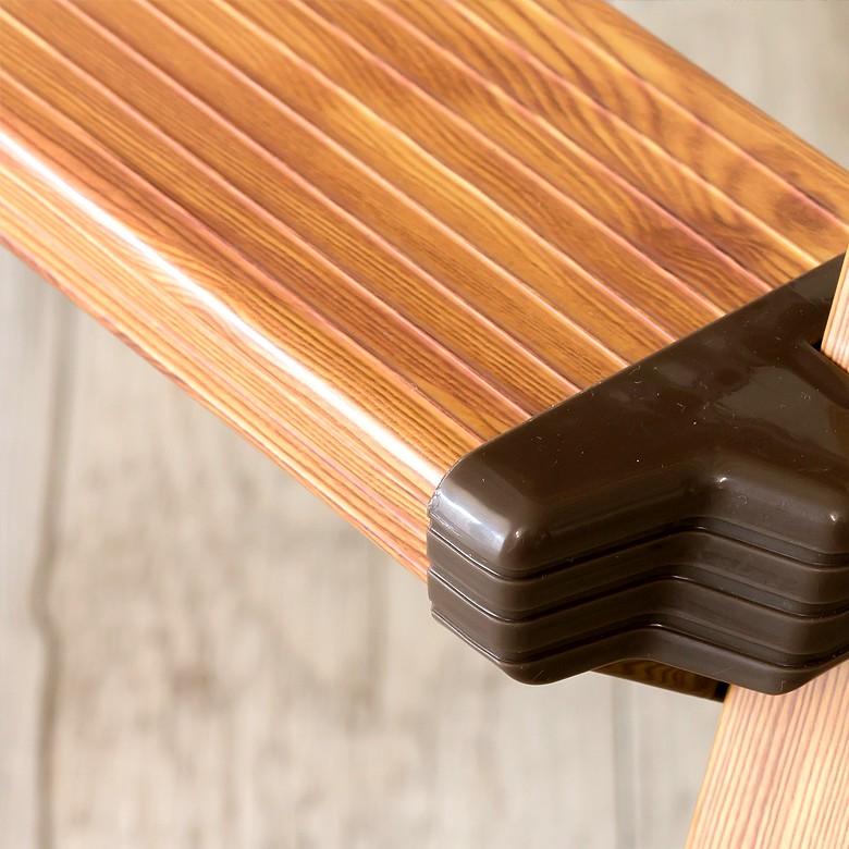 ステップスツール 木目調 スツール 脚立 踏み台 折りたたみ アルミ 軽量 持ち運び おしゃれ 台 Sサイズ 91066 | ブランド登録なし | 03