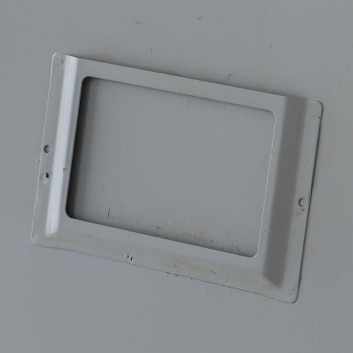 スタンドミラー ロッカー風 姿見 全身鏡 モノトーン おしゃれ アイアン