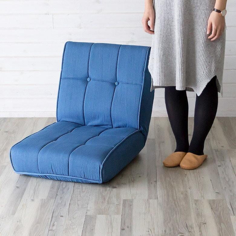 2WAYフロアソファ 座椅子 脚付き ローソファ 1人掛け 男前 こたつ 炬燵 91071 | ブランド登録なし | 12