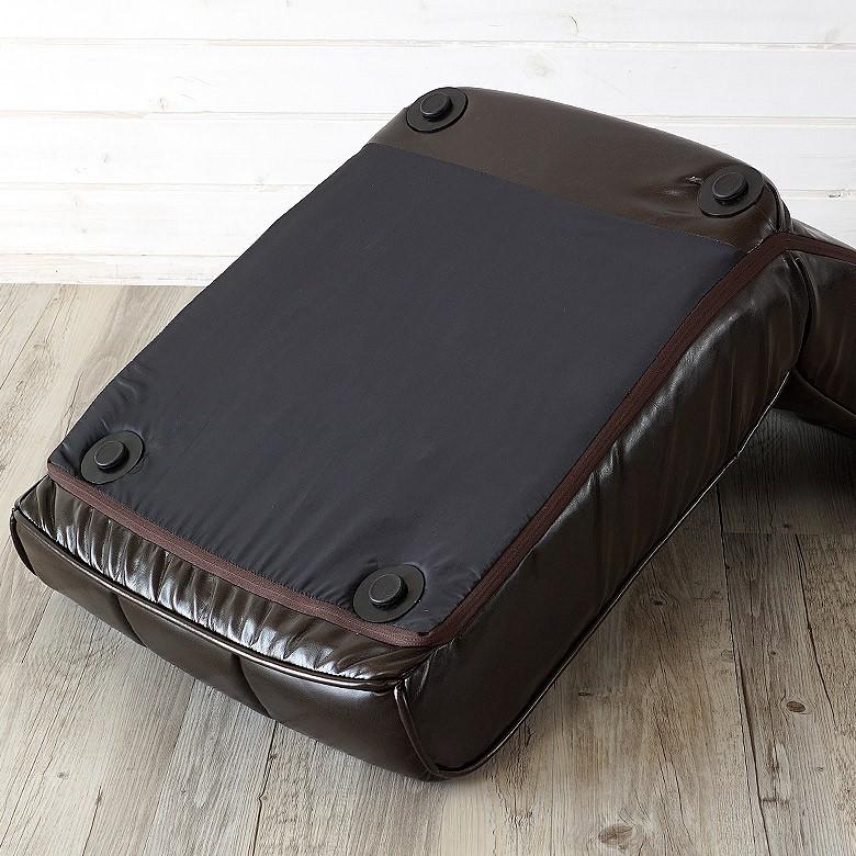 2WAYフロアソファ 座椅子 脚付き ローソファ 1人掛け 男前 こたつ 炬燵 91071 | ブランド登録なし | 16