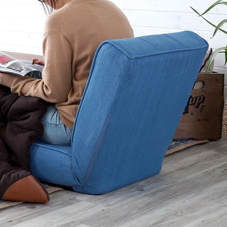 2WAYフロアソファ 座椅子 脚付き ローソファ 1人掛け 男前 こたつ 炬燵 91071 | ブランド登録なし | 02