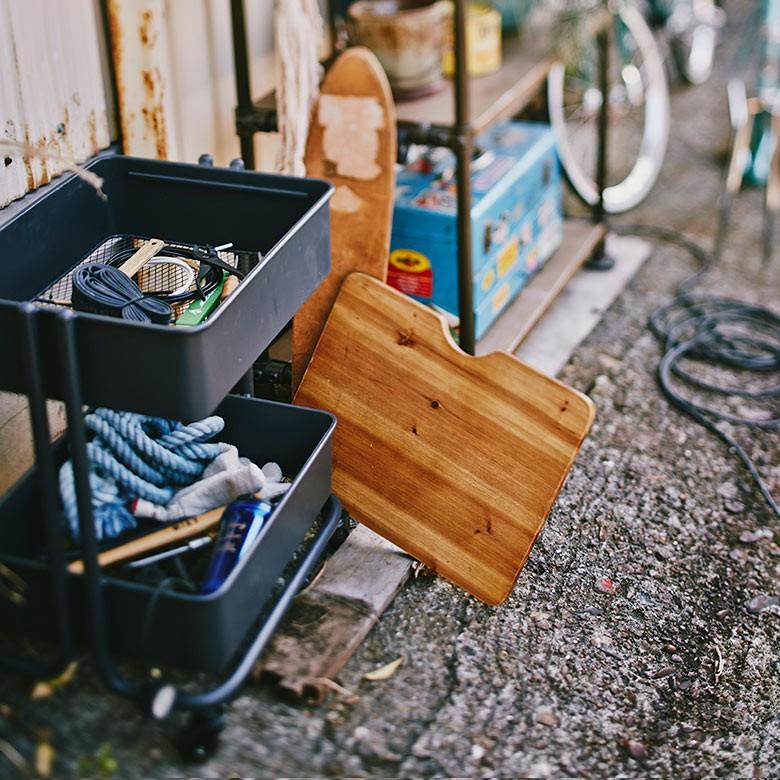 キッチンワゴン サイドテーブル キャスター付きワゴン スチール製