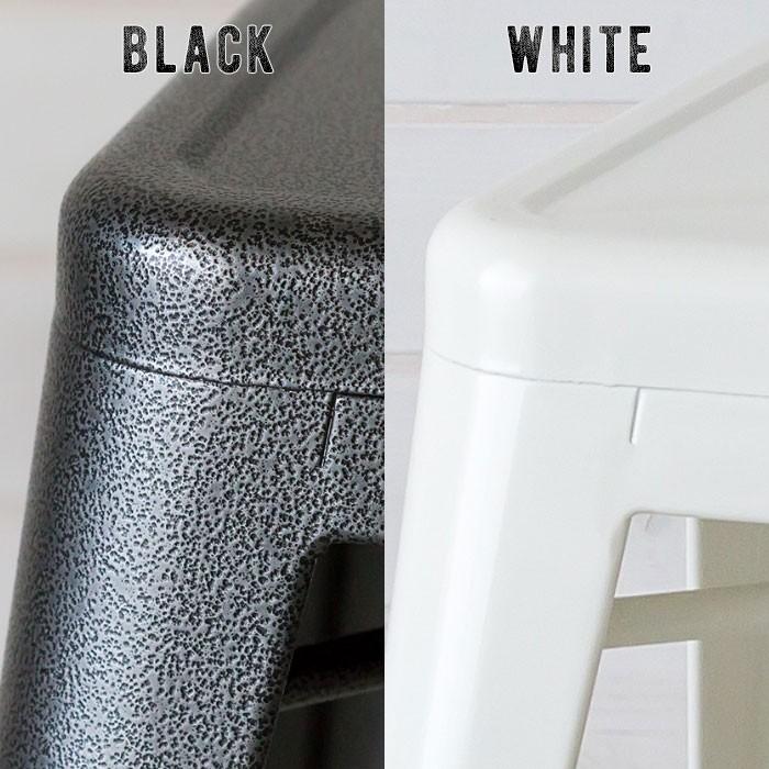 スタッキングOK スチール製 メタリックスツール 積み重ね 西海岸 ダイニング シンプル 91073 | ブランド登録なし | 05