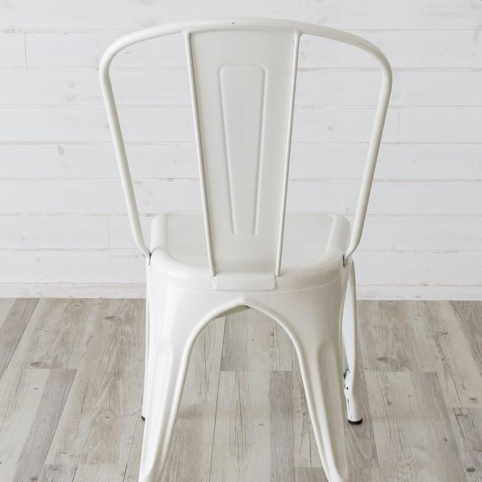 チェア スチール製 スタッキングOK メタリック 積み重ね 椅子 来客用 イス ゲスト用 いす シンプル 西海岸 ヴィンテージ 完成品 男前 西海岸 91075 | ブランド登録なし | 05