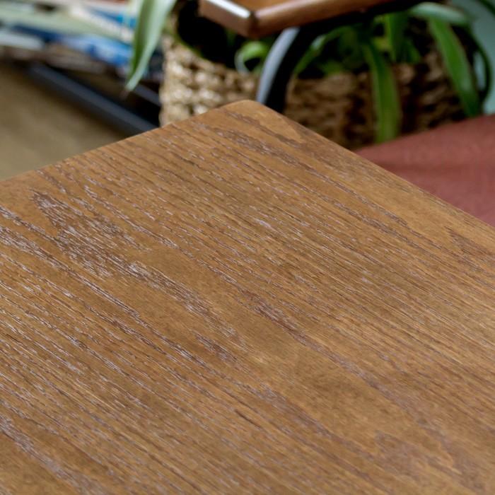 カフェ風テーブル 木製 アイアン 75角 ブライス Bryce おしゃれ 天然木 西海岸 男前 インテリア 91081 | ブランド登録なし | 02