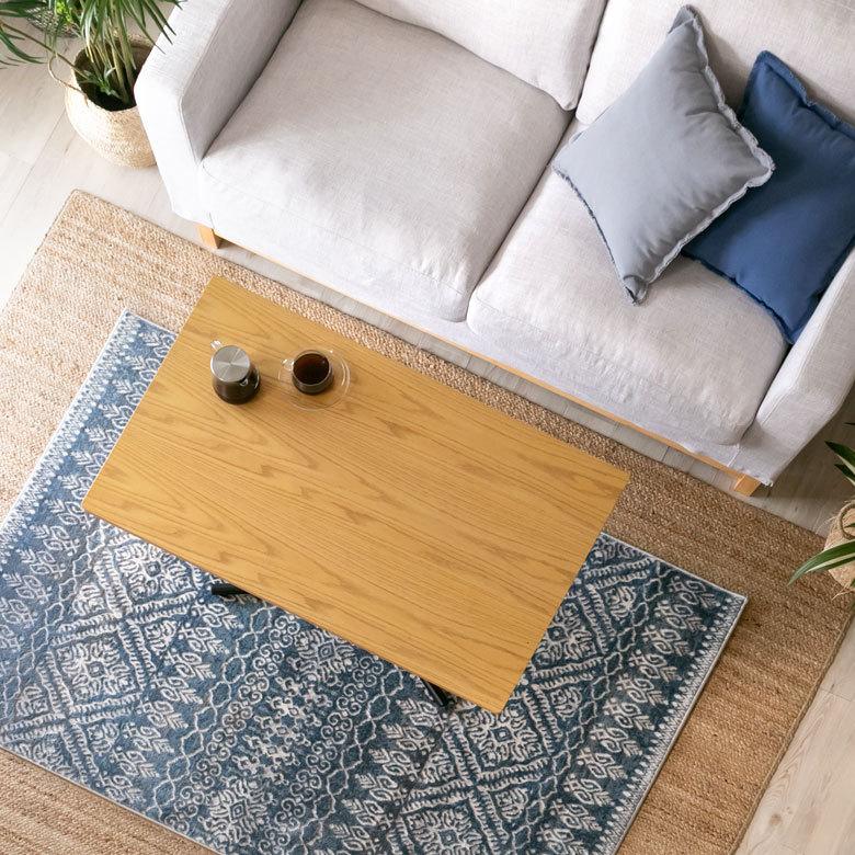 カフェ風テーブル 木製 スチール ナチュラル ブラウン 長方形 2人用 おしゃれ カフェ バー 飲食店 レストラン 西海岸 北欧 おしゃれ モダン 91082-na | ブランド登録なし | 11