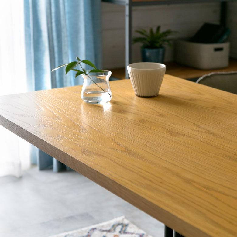 カフェ風テーブル 木製 スチール ナチュラル ブラウン 長方形 2人用 おしゃれ カフェ バー 飲食店 レストラン 西海岸 北欧 おしゃれ モダン 91082-na | ブランド登録なし | 16