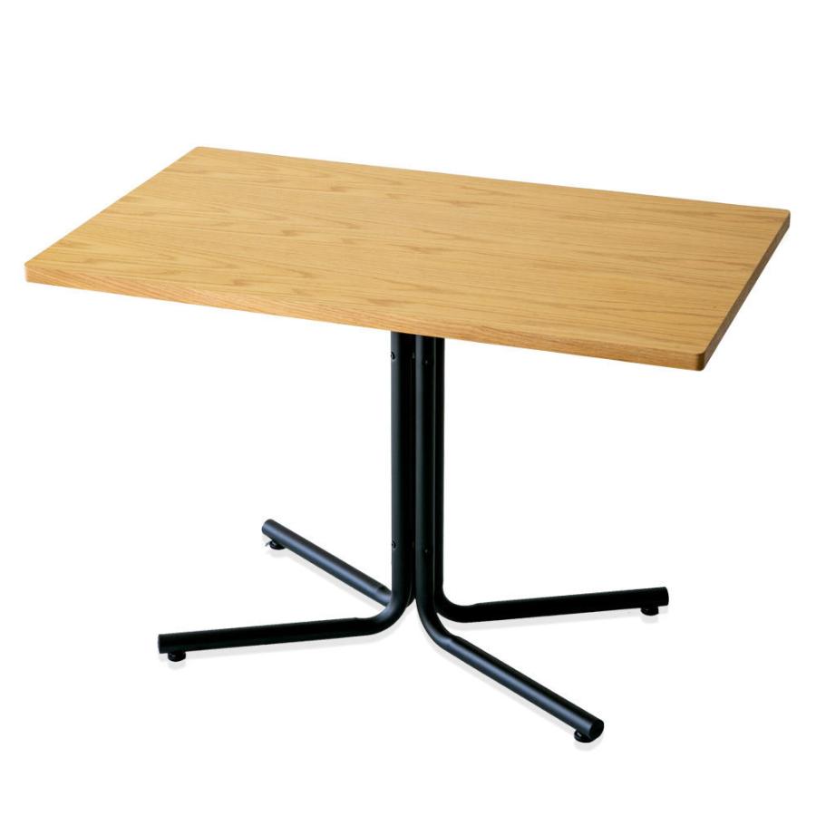 カフェ風テーブル 木製 スチール ナチュラル ブラウン 長方形 2人用 おしゃれ カフェ バー 飲食店 レストラン 西海岸 北欧 おしゃれ モダン 91082-na | ブランド登録なし | 20