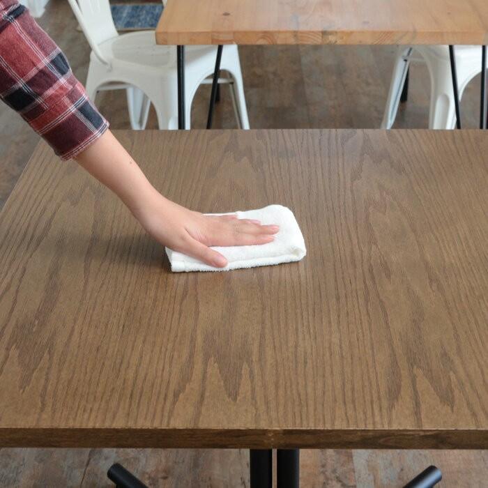 カフェ風テーブル 木製 アイアン 100 ブライス Bryce おしゃれ 天然木 西海岸 男前 インテリア 91082 | ブランド登録なし | 07