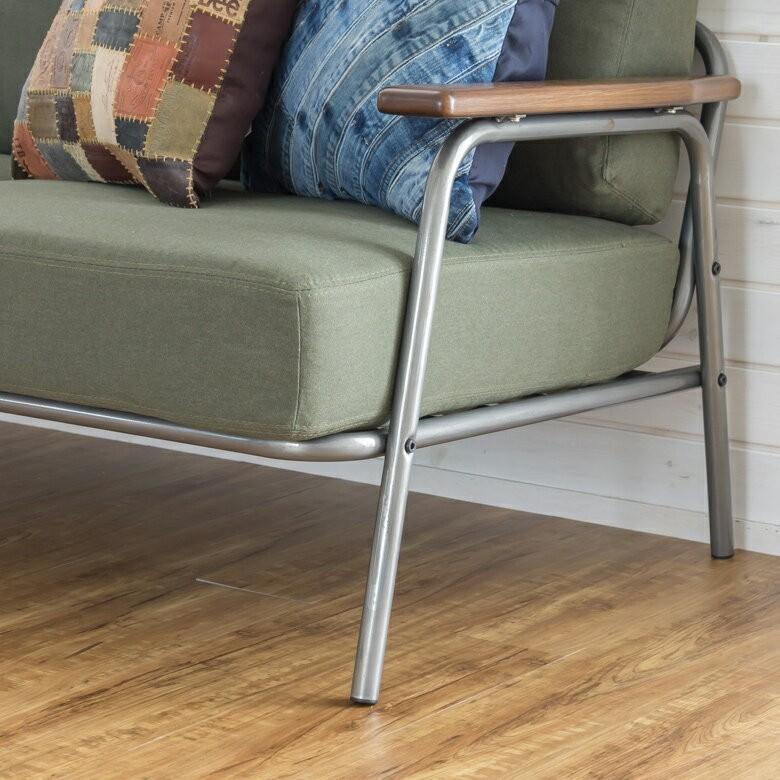 ソファー ソファ セトラシリーズ デニム 2人掛け カーキ グリーン