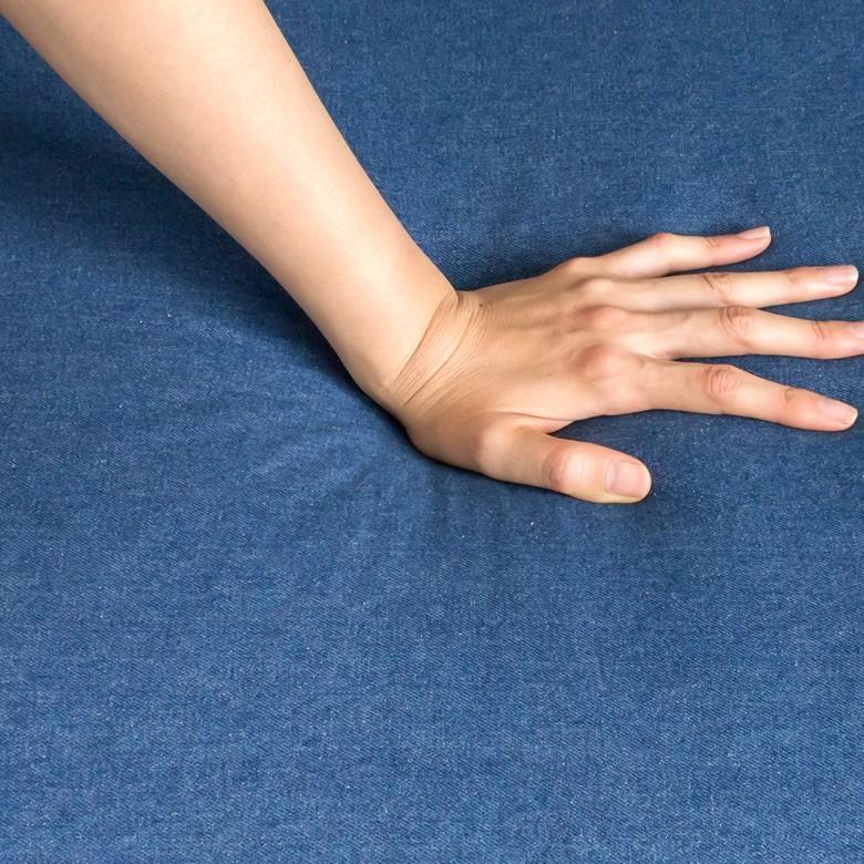 セトラシリーズ アームソファ アームチェア 椅子 コンパクト おしゃれ 1人掛け 1P ソファ デニム ブルー ポケットコイル スチール製 モダン 91108 | ブランド登録なし | 03