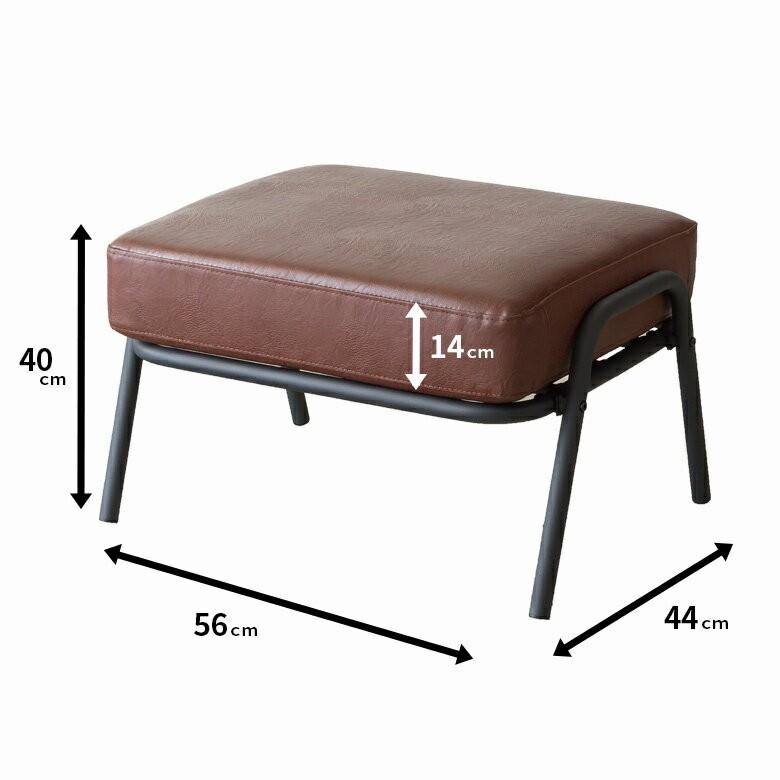 セトラシリーズ オットマン レザー コンパクト おしゃれ 足置き 足乗せ ソファー ソファ ファブリック 生地 西海岸 ポケットコイル 91109 | ブランド登録なし | 02