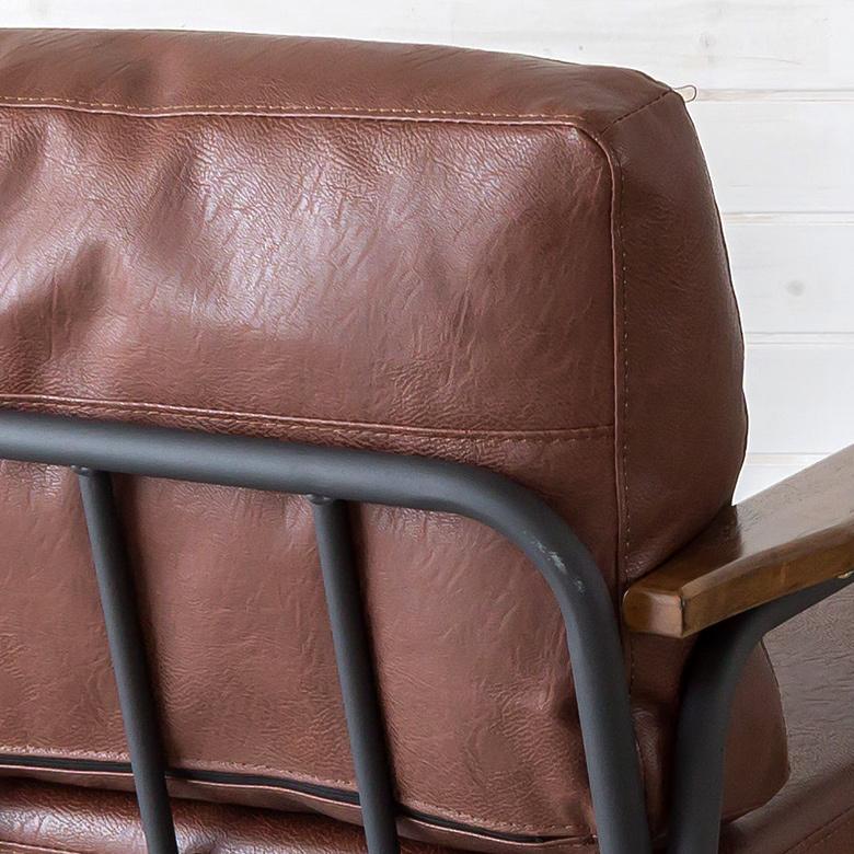 アームソファ アームチェア セトラシリーズ 椅子 コンパクト おしゃれ 1人掛け 1P ソファ ワインカラー レッド ポケットコイル スチール製 ミリタリー 91110 | ブランド登録なし | 11