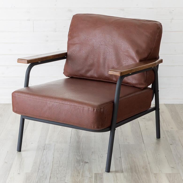 アームソファ アームチェア セトラシリーズ 椅子 コンパクト おしゃれ 1人掛け 1P ソファ ワインカラー レッド ポケットコイル スチール製 ミリタリー 91110 | ブランド登録なし | 07