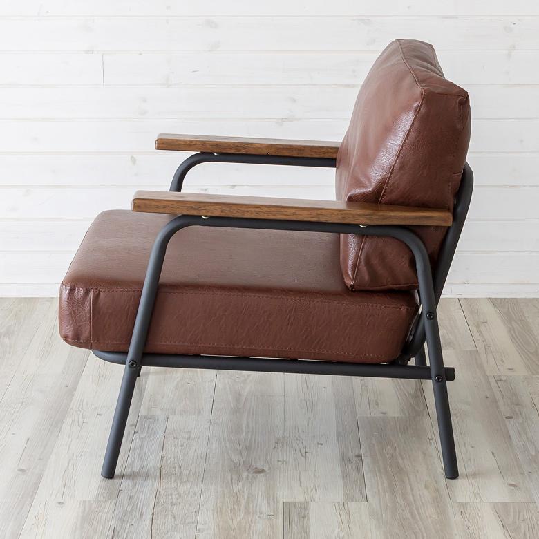 アームソファ アームチェア セトラシリーズ 椅子 コンパクト おしゃれ 1人掛け 1P ソファ ワインカラー レッド ポケットコイル スチール製 ミリタリー 91110 | ブランド登録なし | 08